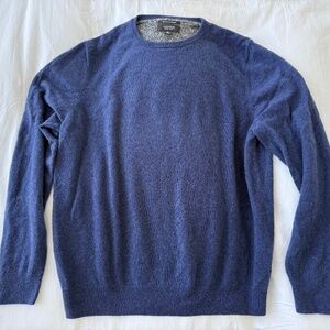 Men's Nordstrom blue XL 100% cashmere sweater